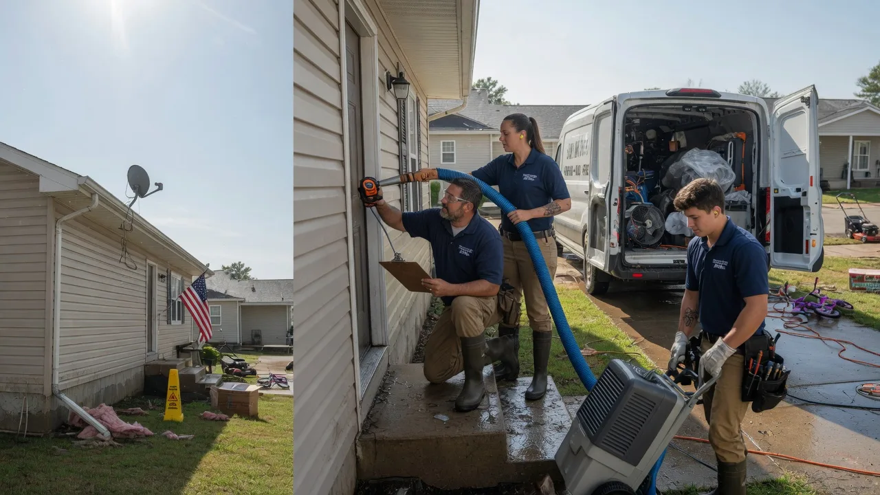 Ceiling Water Damage Restoration in Springport, IN near me