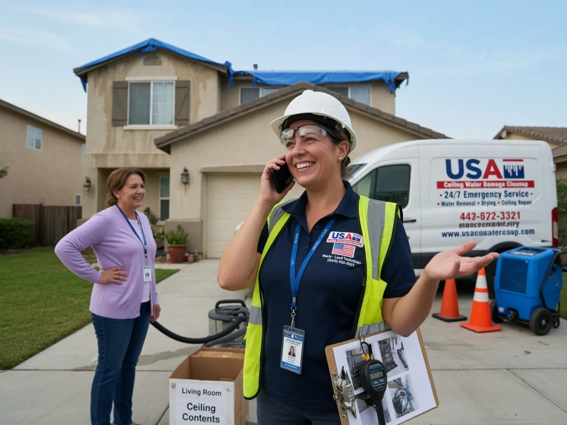 Ceiling Water Damage Restoration Springport, IN FAQs